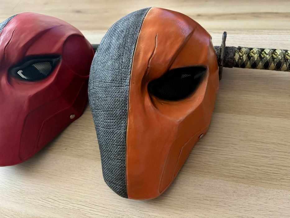 Маска DEATHSTROKE Red Hood Outlaw Kabuki Big Hero 6 Yokai Cosplay