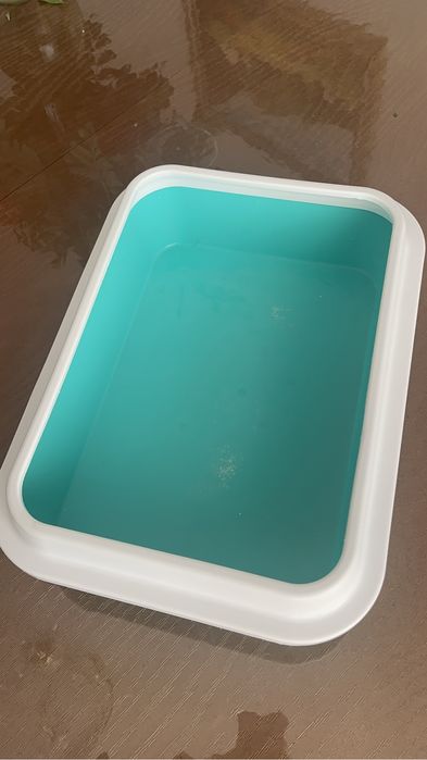 Лоток б/у бирюзовый