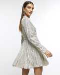 Рокля River Island с пайети 34-36