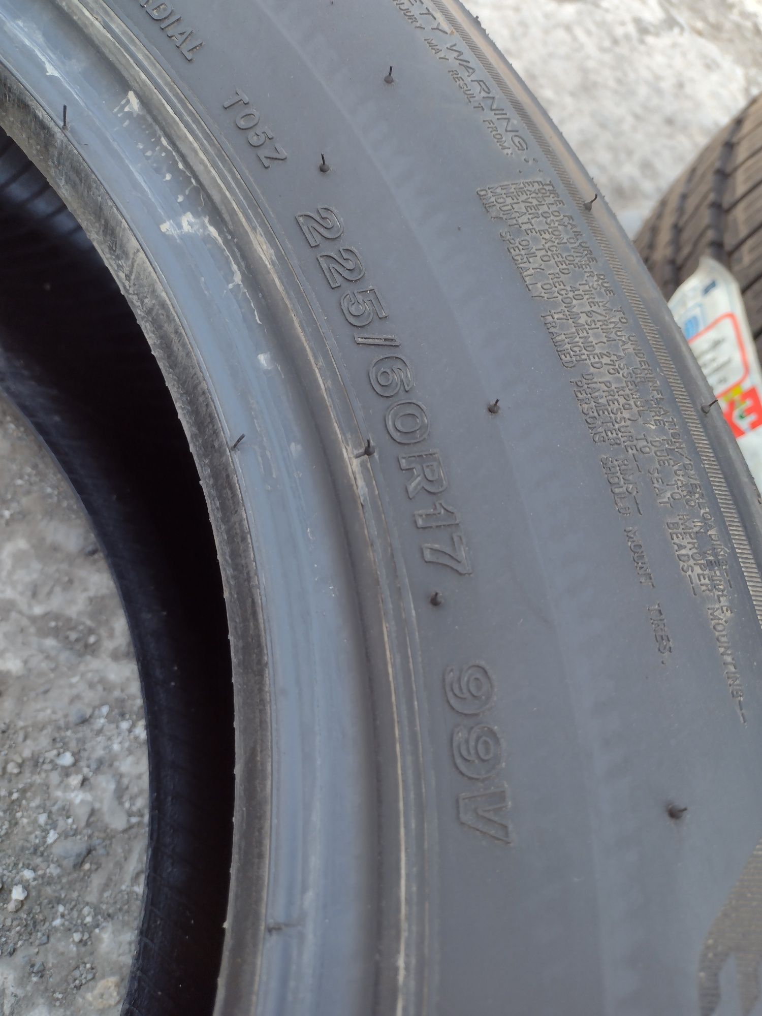 Топ състояние 4бр 225/60/17 Bridgestone T005 dot1619