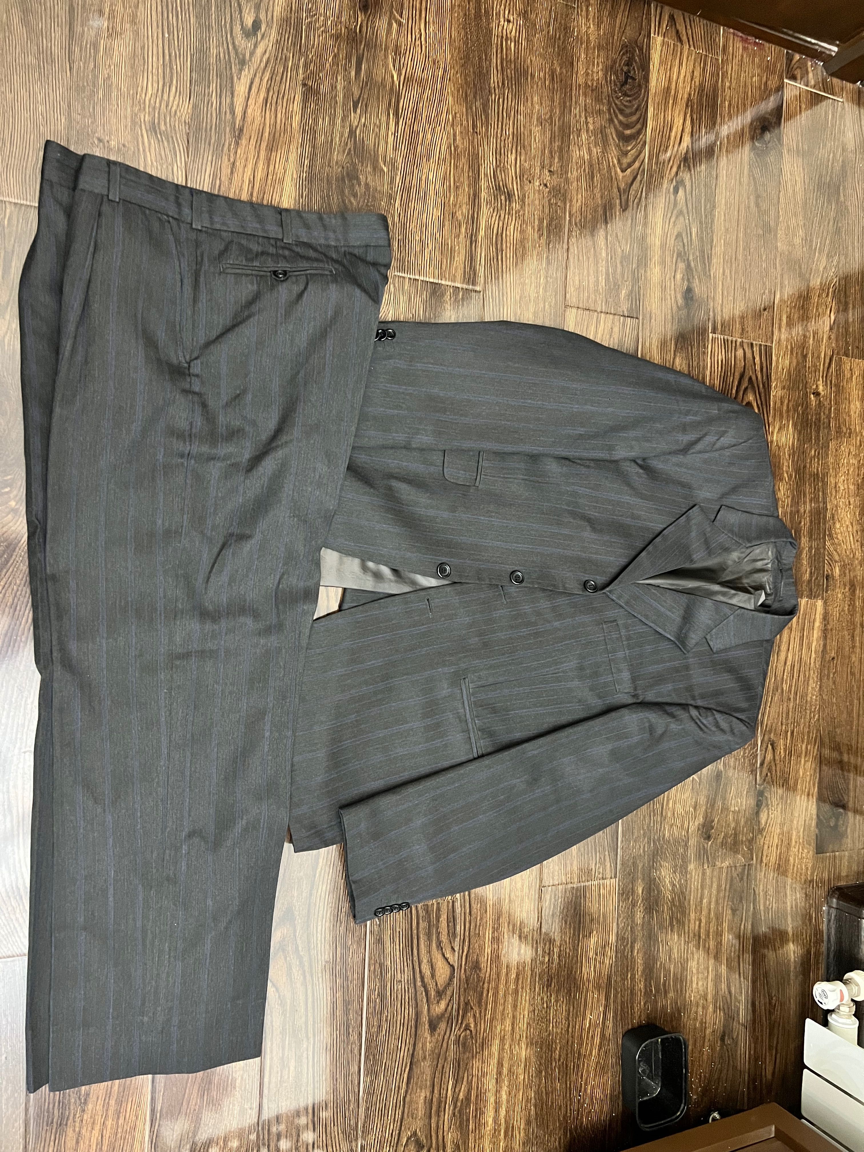 Мужской костюм пиджак брюки размер 56 XL Италия Regular brend