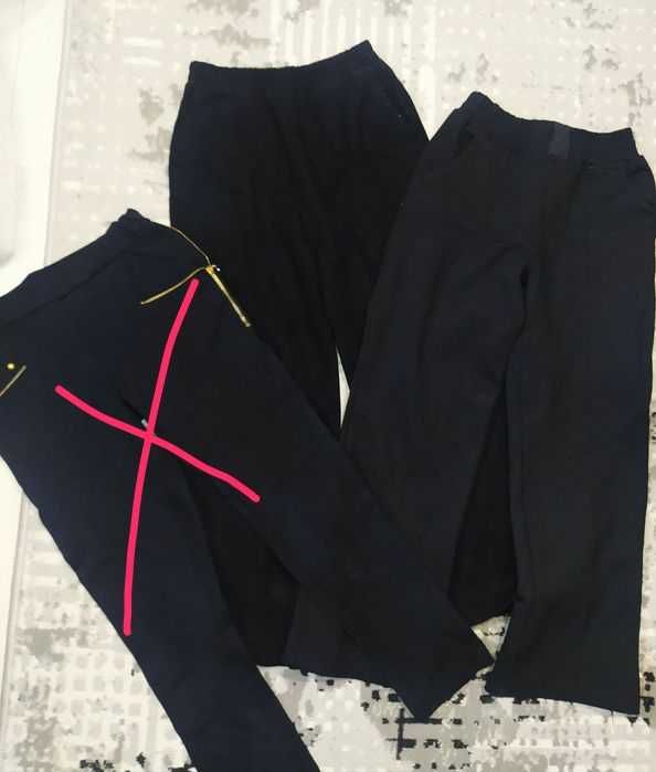 Брюки тёплые для девочек 8-9 лет