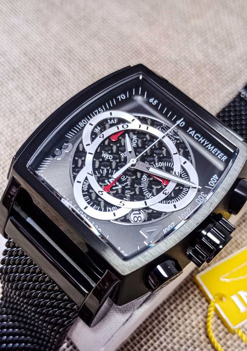 Ceas Invicta S1 Rally Chronograph Date Quartz Black Dial – Barbati