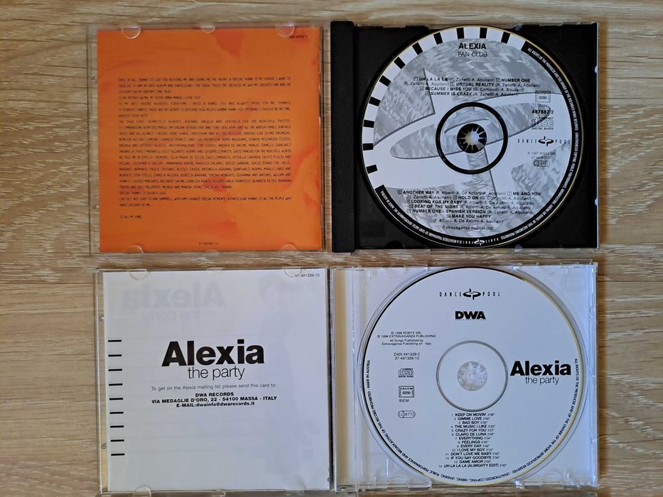 Pachet 4 CD Originale Eurodance anii '90- Alexia, Stella Getz, T-Spoon