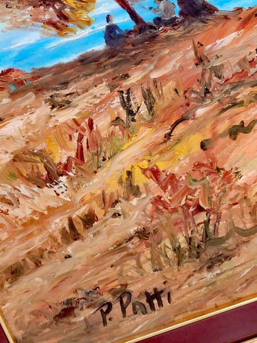 Tablou ,,Vântul schimbarii,, cuțit pe panza dim mare