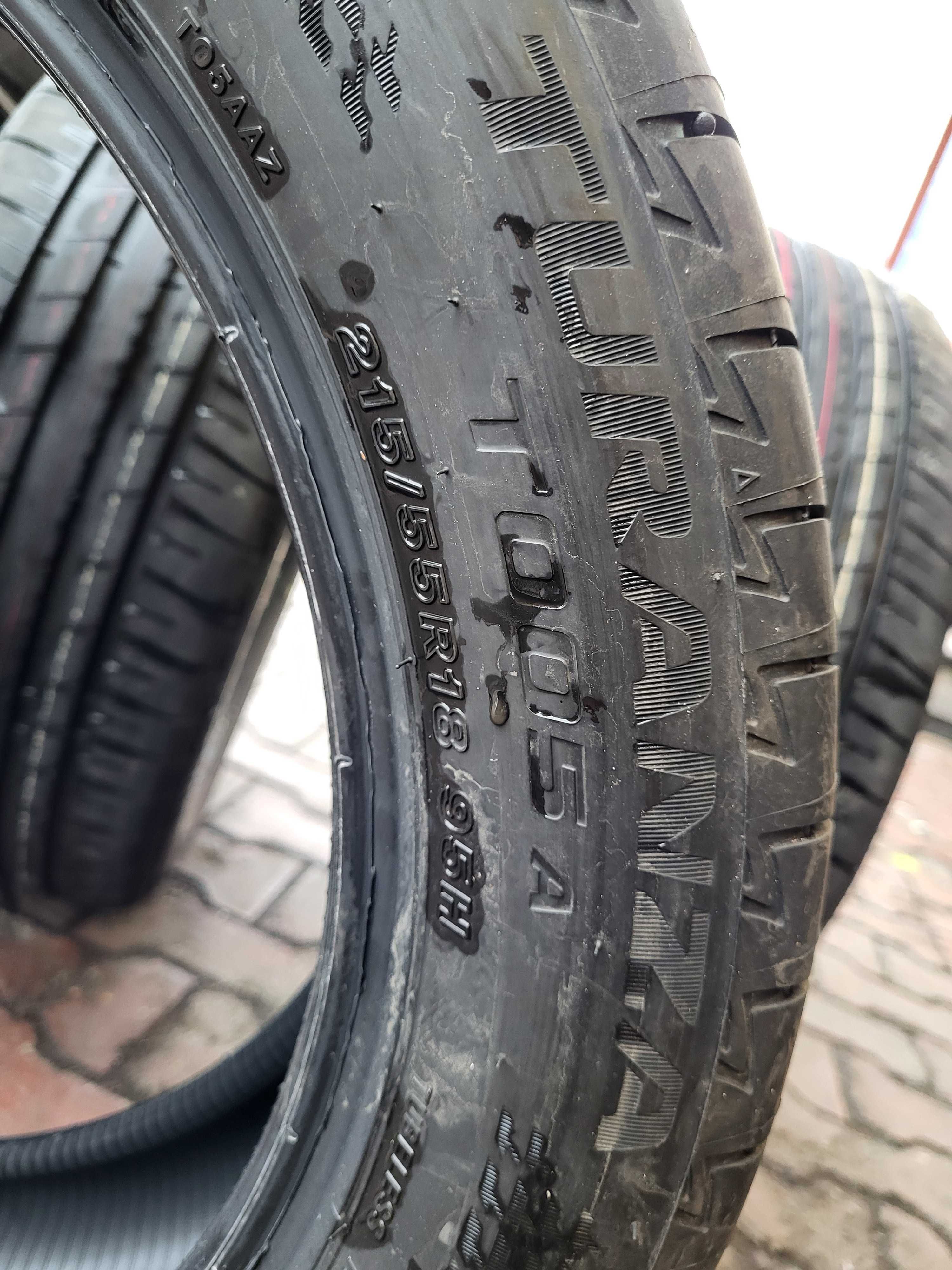 Vând set anvelope vara Bridgestone 215/ 55/ R18
