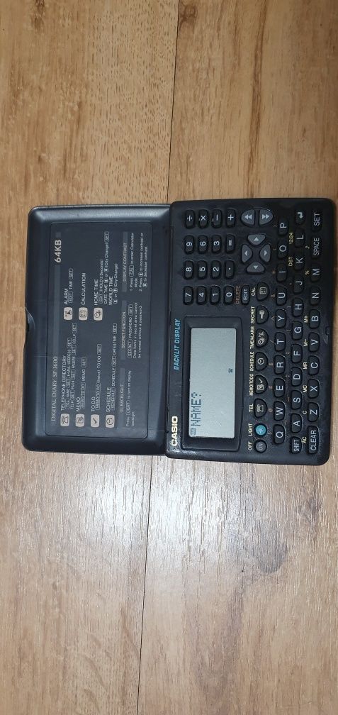 Casio sf 3600, agenda digitala