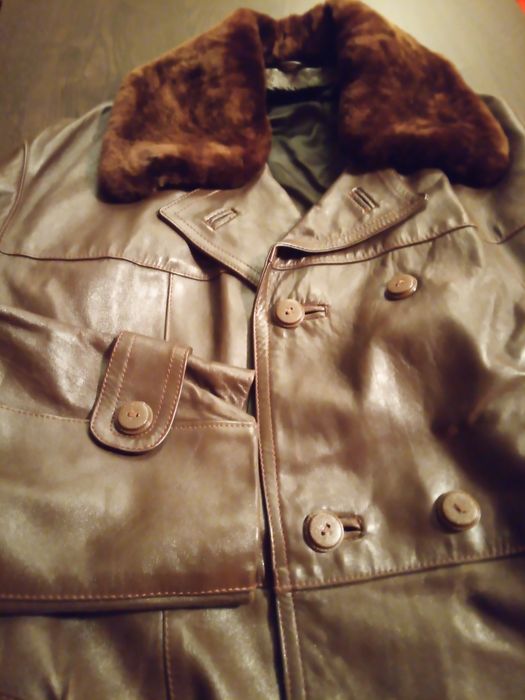 Мъжко кожено яке 3/4