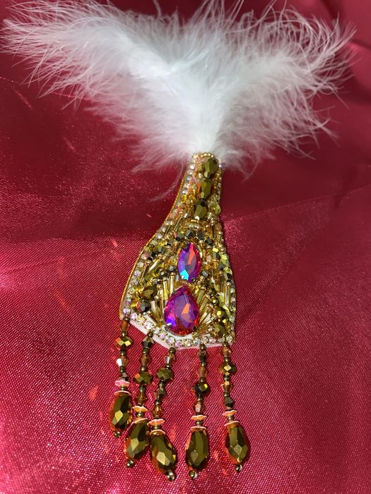 Заколка-брошка для узату СЫРГАЛЫМ! Новое! В наличии!