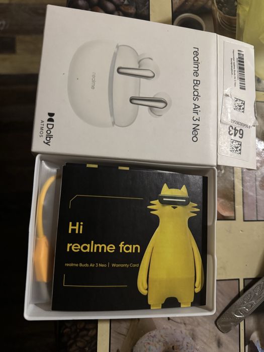 Naushnik realme buds air 3 orginal yangi