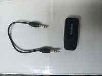 Receptor USB car kit auto audio Bluetooth cu capac și cablu audio .
