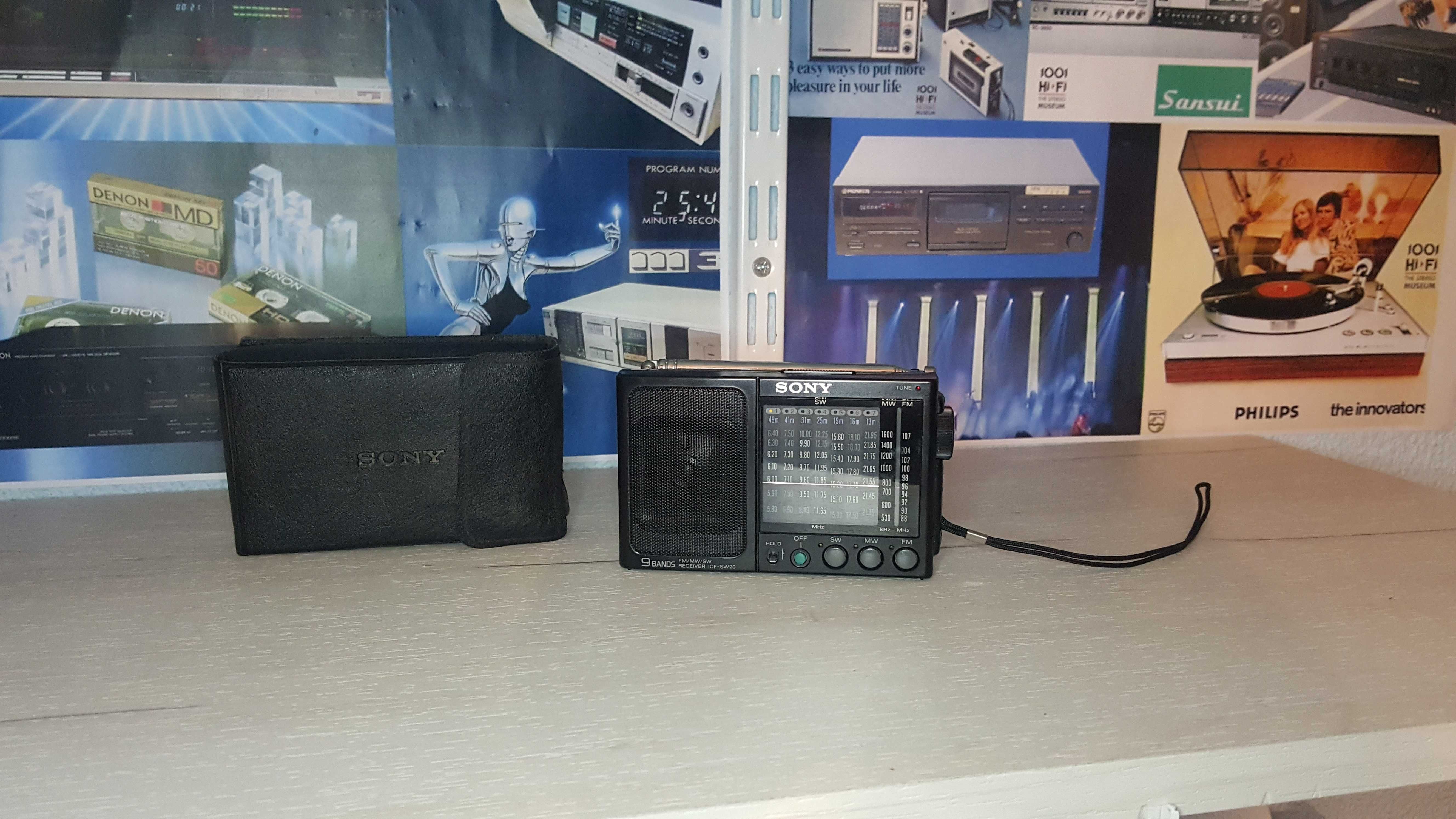 Din colectia personala cel mai mic radio Sony ICF SW20 (Made in Japan)