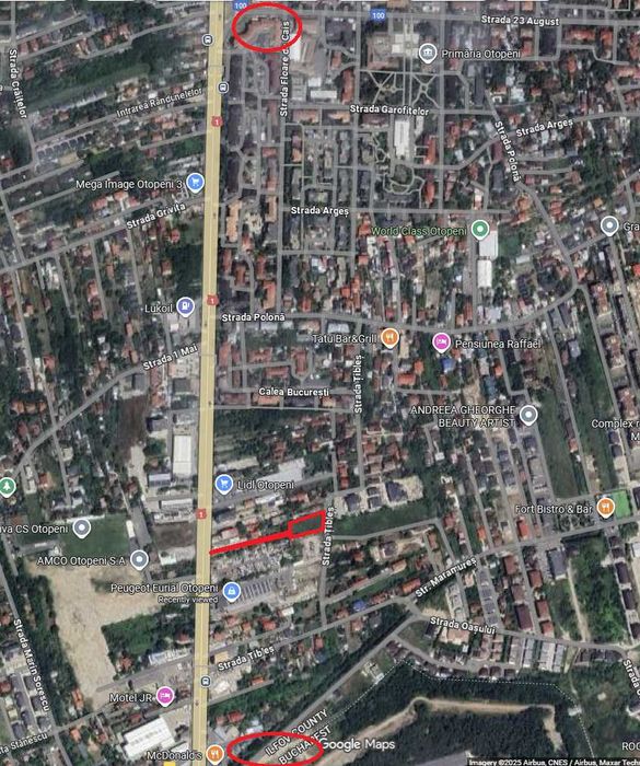 Teren Intravilan 3K mp Otopeni/DN1, Langa Metrou si Aeroport