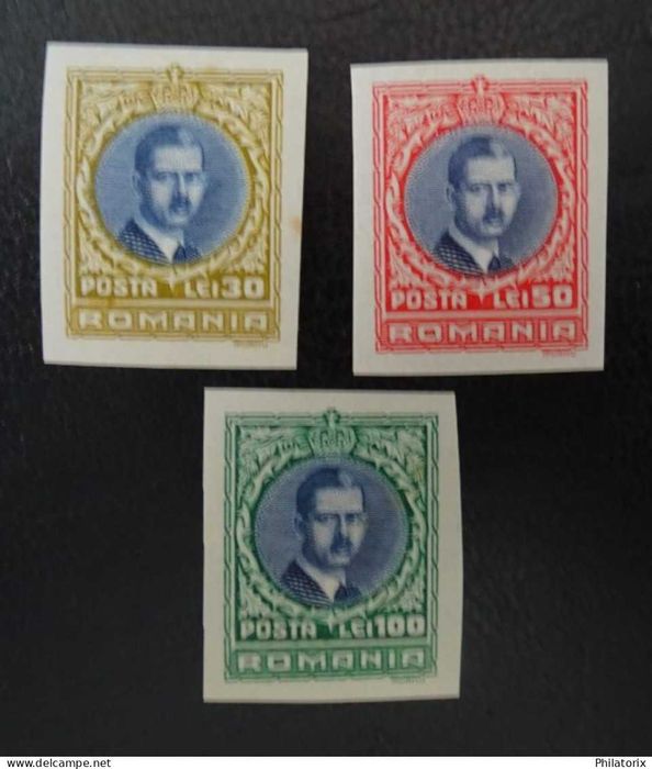 Romania LP 88 d * , Carol II Londra , nedantelat , Expertizat