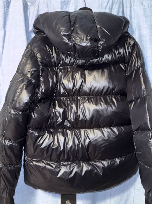 Moncler Grenoble Montgetech Giubbotto – Negru Lucios Original