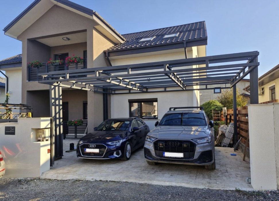 Vand Carport auto din metal sau din lemn