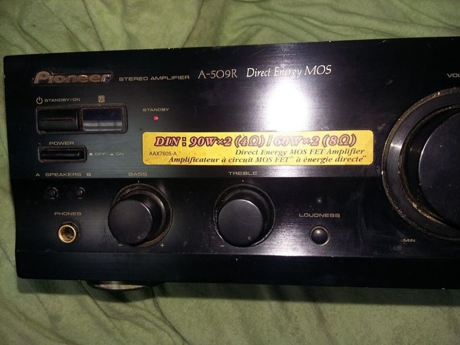 Amplificator Stereo PIONEER A-509 R,Mos Fet,90 W x 2,60 W X 2,T.GRATUI