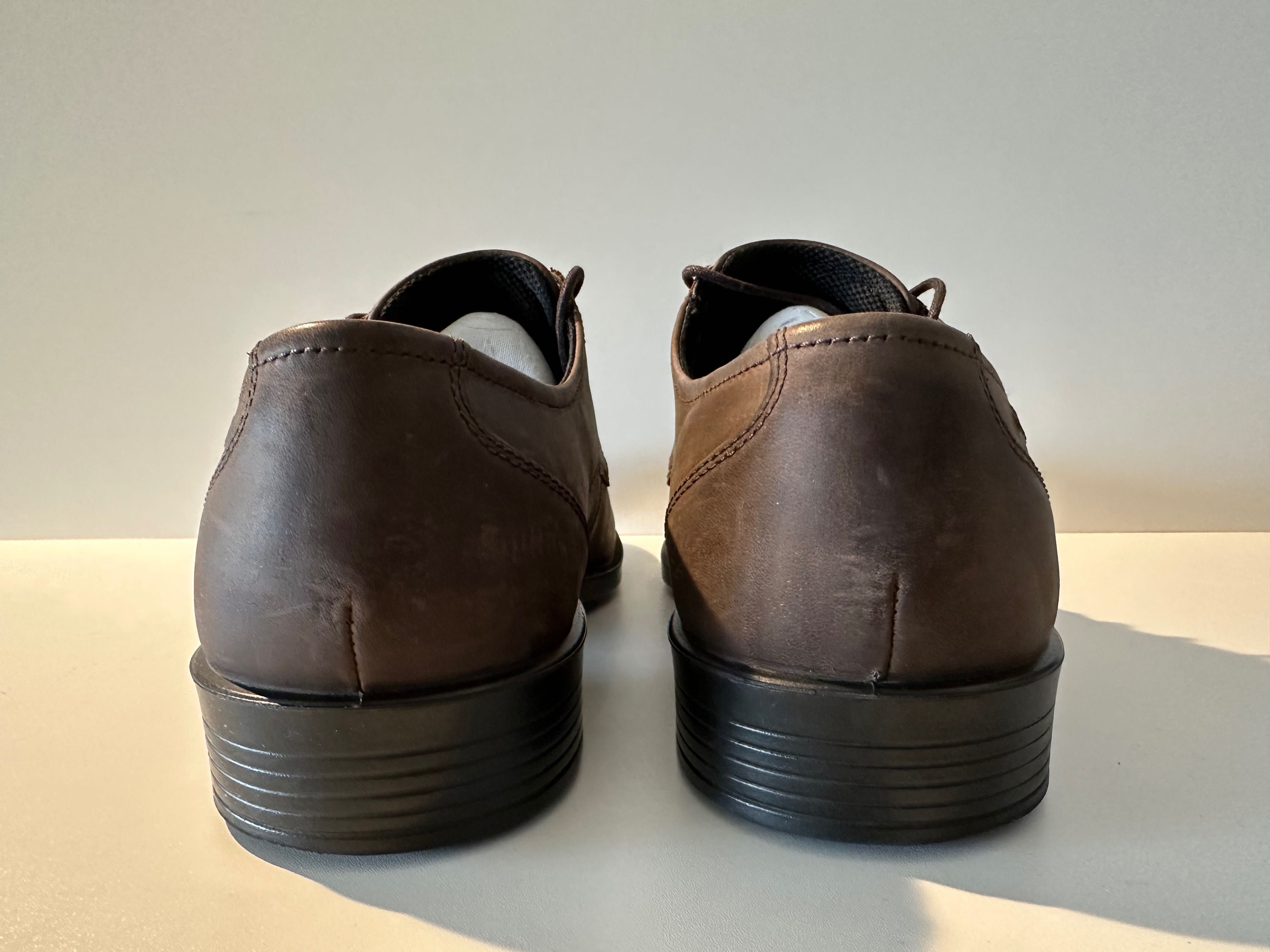 Pantofi piele Ecco Maro mărime 44