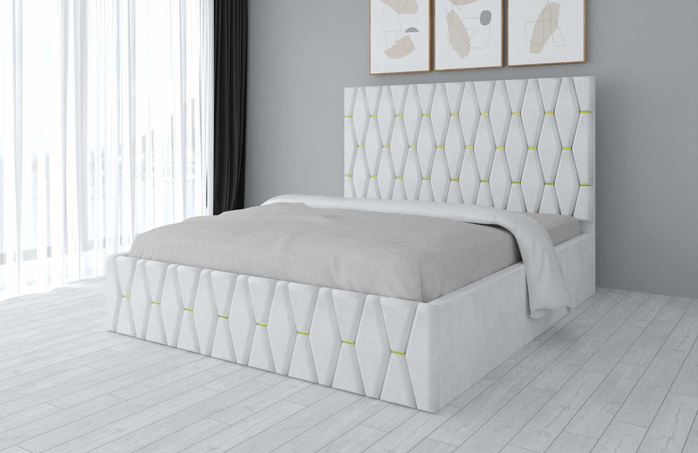 Paturi Tapitate Ieftine Gri Maro Verde Alb Negru Turcoaz Bej K49