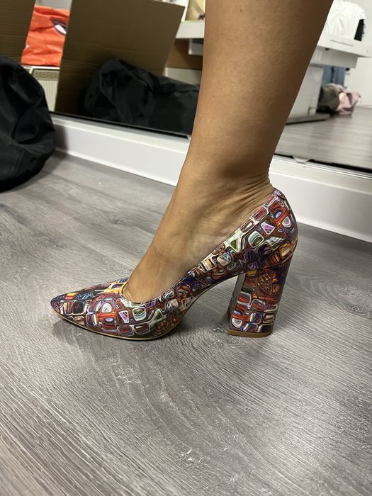 Pantofi Condur by Alexandru cu toc de dama