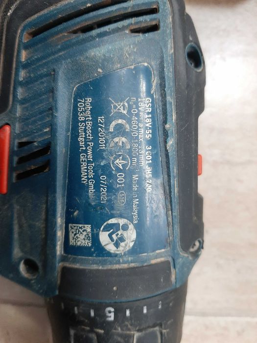Винтоверт Bosch GSR 18V-55, Пълен Комплект