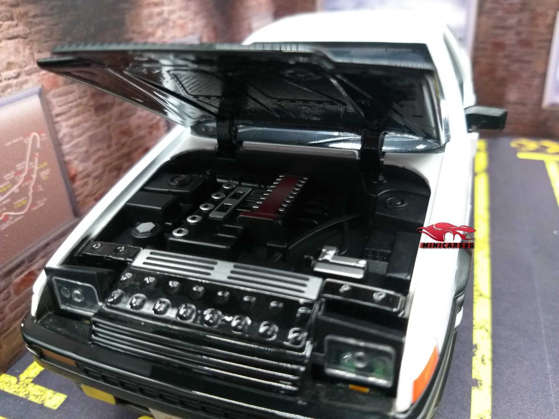 Метална количка Toyota AE86 Trueno Initial D – 1:24 мащаб