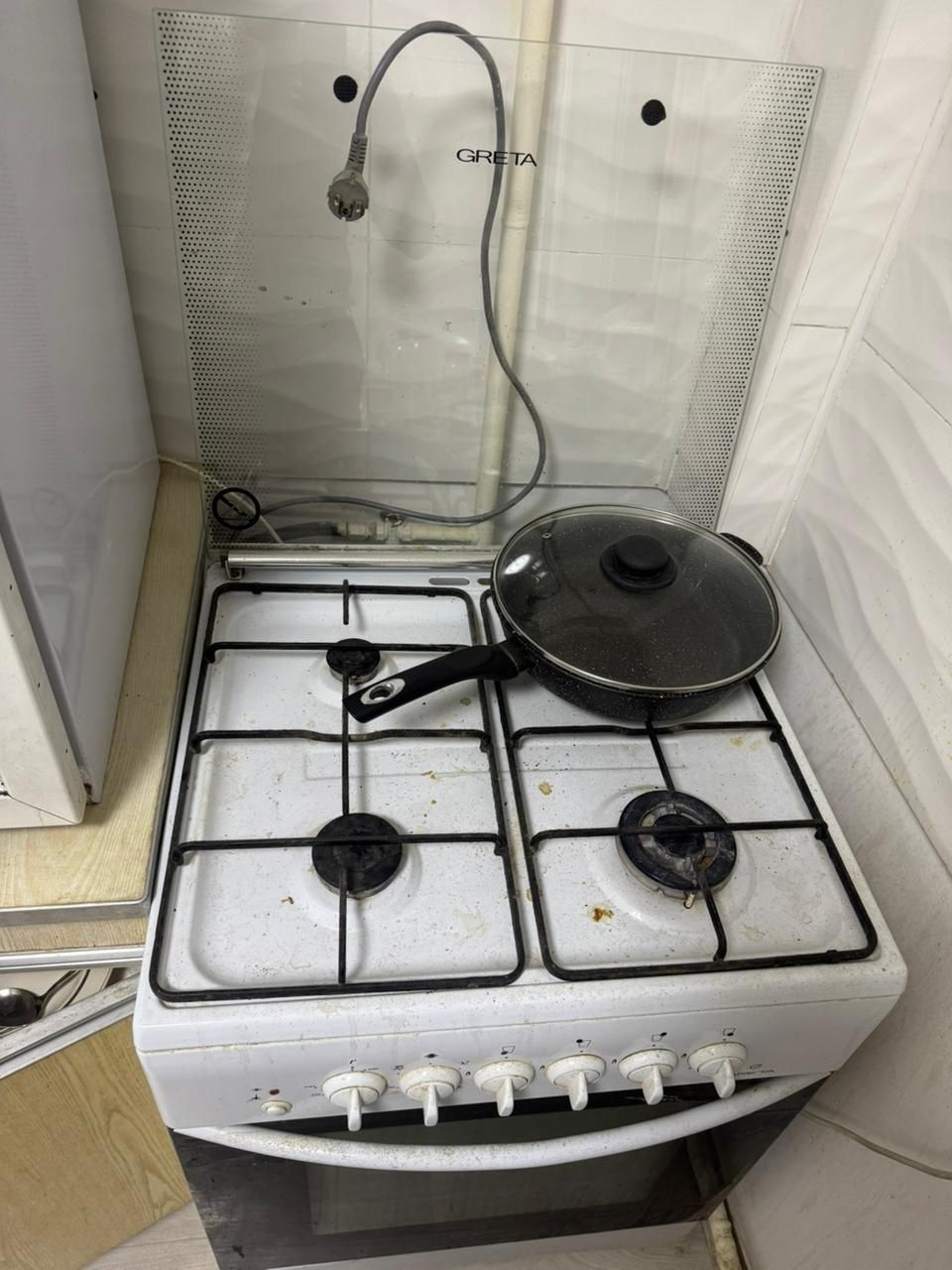Газовый плита рабочий