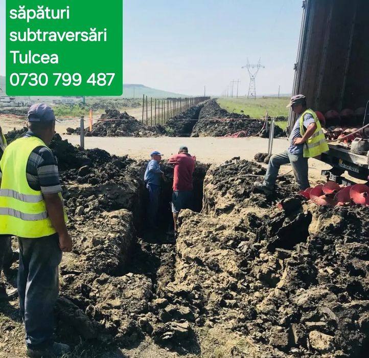 Demolări  - săpături  - Subtraversări  - TULCEA