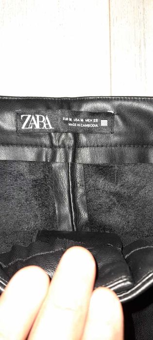 Кожен клин-панталон ZARA 28 размер