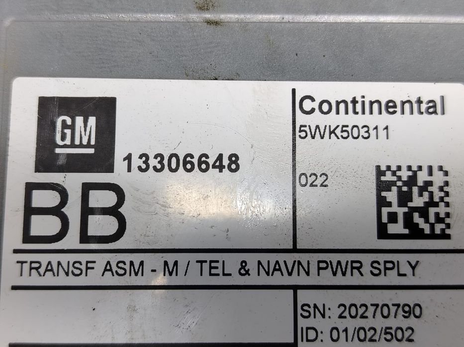 Modul electronic transformator curent 13306648 Opel Astra K [2015 - 2