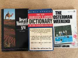 Английски речник и 2 книги