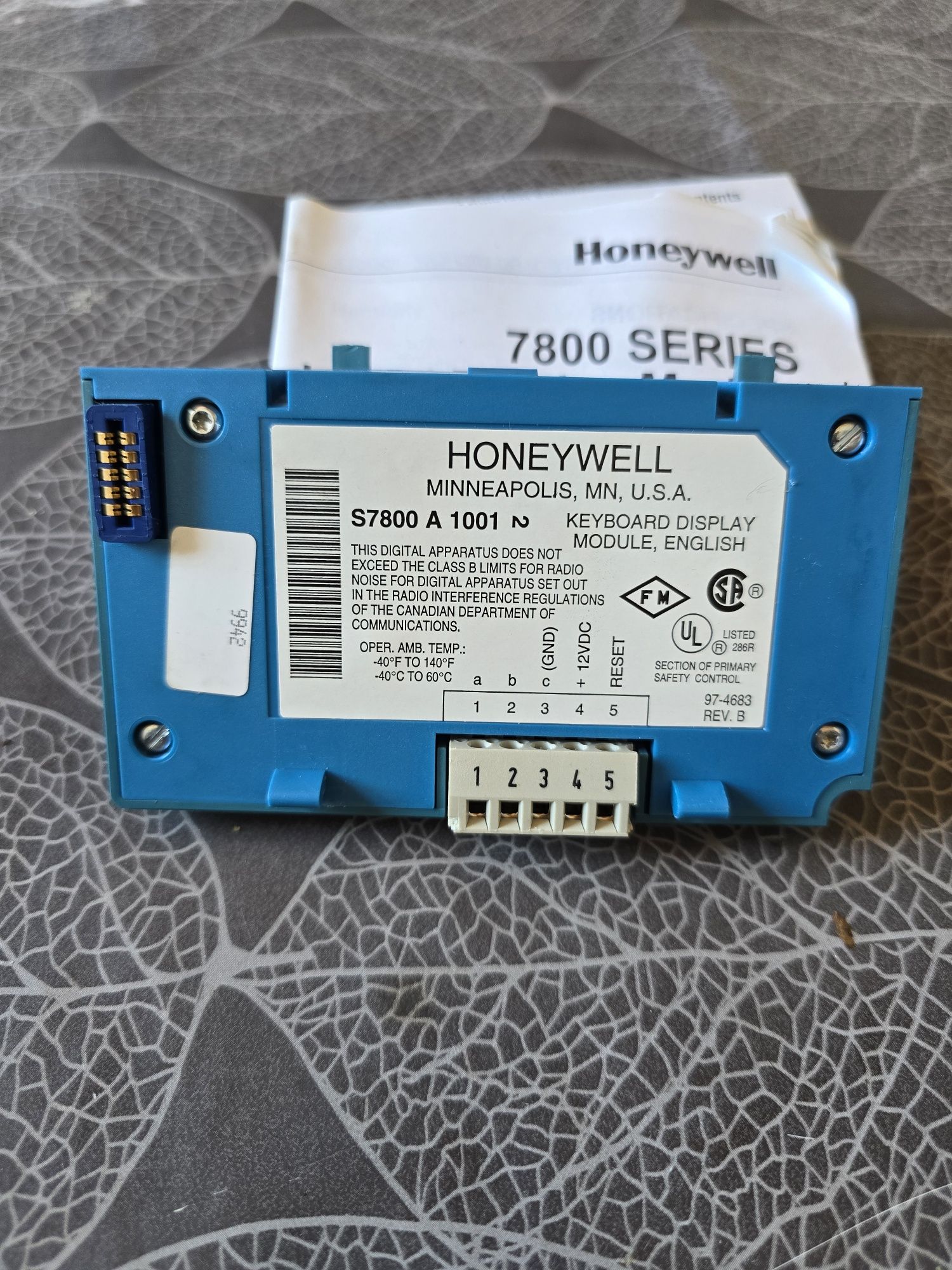 Управление за горелки Honywell S7800A
