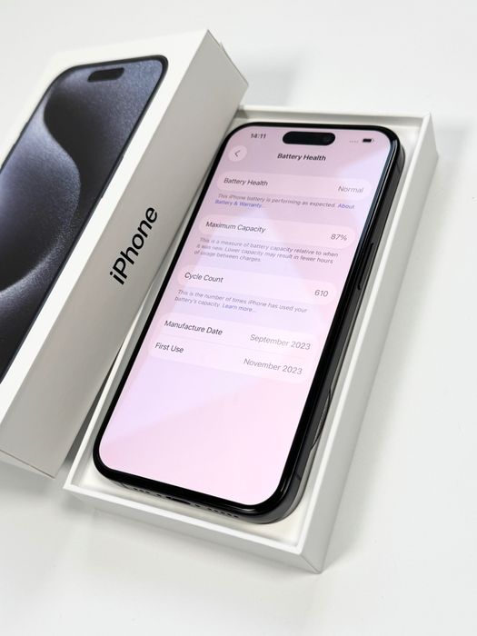 Apple iPhone 15 Pro 256GB - Blue Titanium