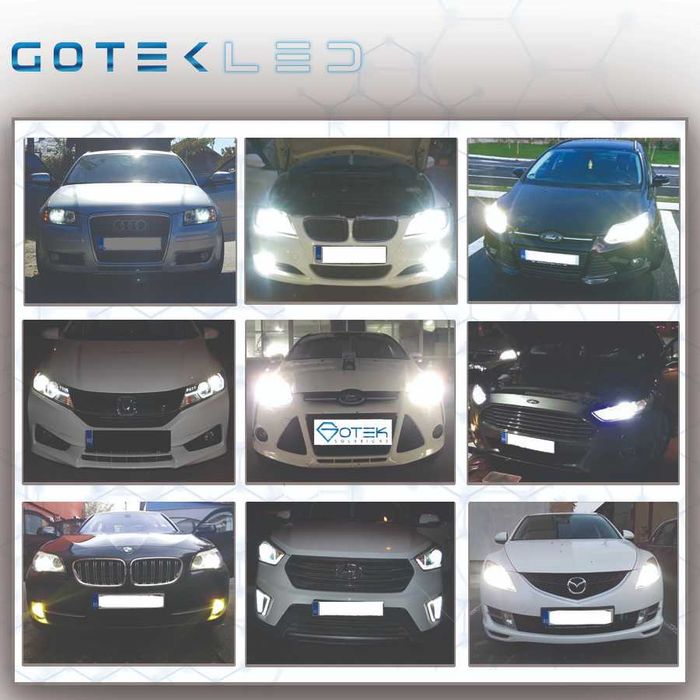 Instalatie LED Gotek H4 bi-fazic - fază scurtă/fază lungă - premium