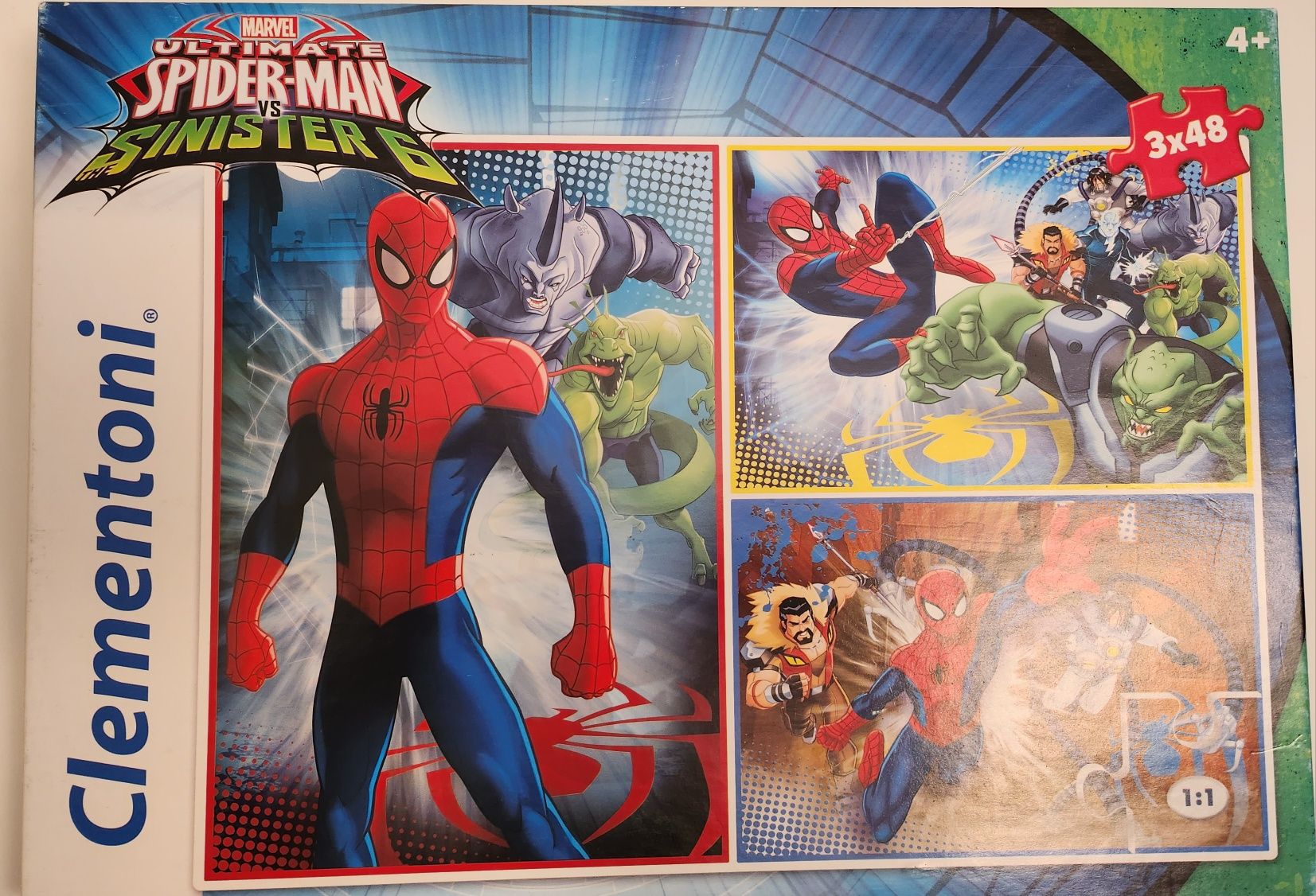 16 Puzzle 4-10 ani Spiderman,Blaze