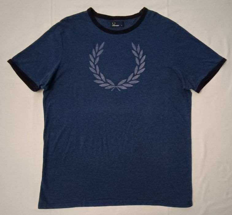 Fred Perry Shirt оригинална тениска XL памучна фланелка Фред Пери
