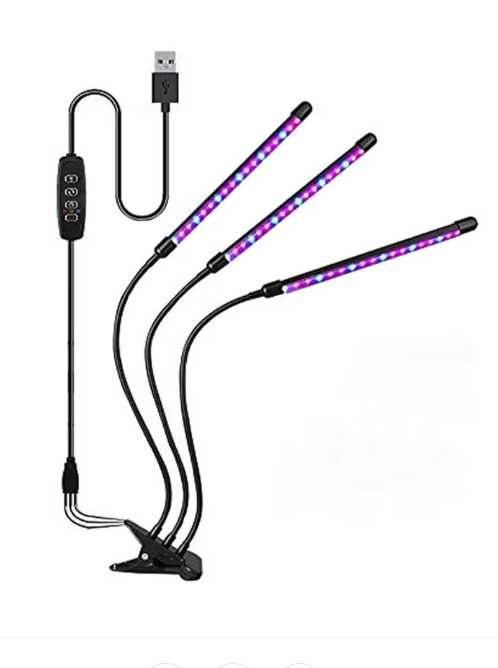 Лампа за бърз и по-добър растеж на орхидеи, цветя, разсад