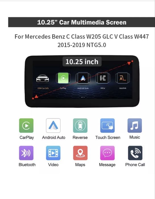 Carplay,android, navigatie  mercedes
