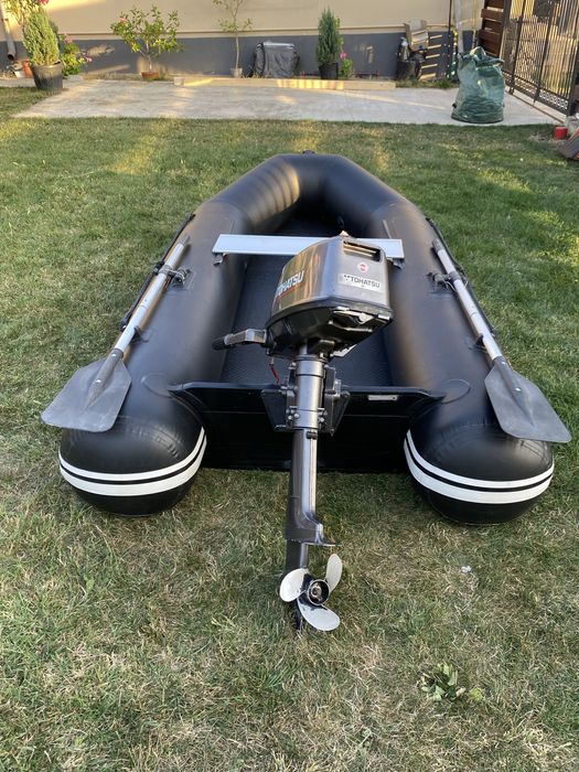 Barca pneumatica 3d tender si motor Tohatsu 4 cp 2 timpi (bonus sonar)