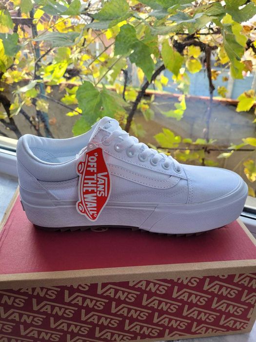 VANS Old Skool Stacked True White