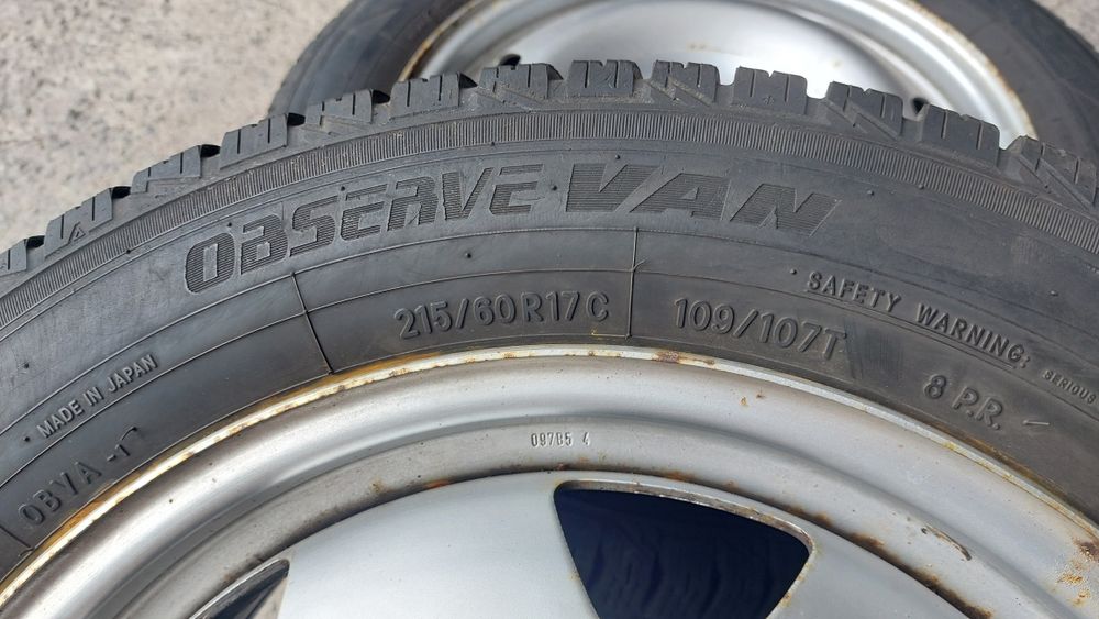 Гуми и джанти за Фолксваген Транспортер и Каравеле 17 цола 5х120