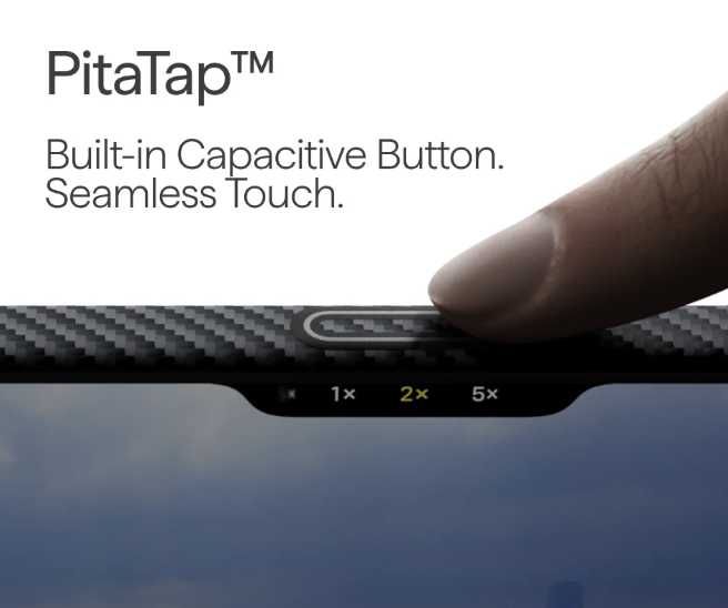 Husa Pitaka 600D Black/Grey Twill PitaTap™Ultra-Slim iPhone 16 Pro Max