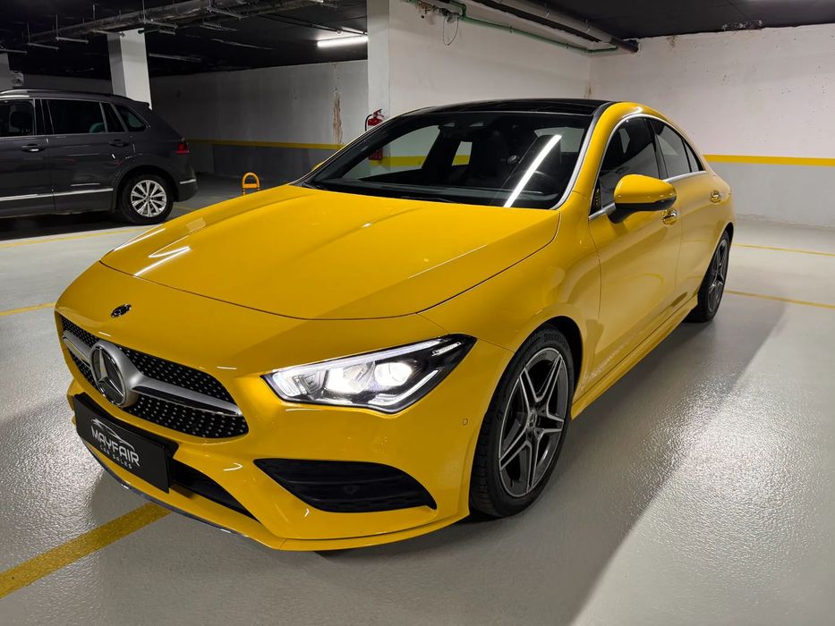 Mercedes-Benz CLA CLA 180d Pachet AMG 1.5 DIESEL 116 CP Automat - Plafon Panoramic