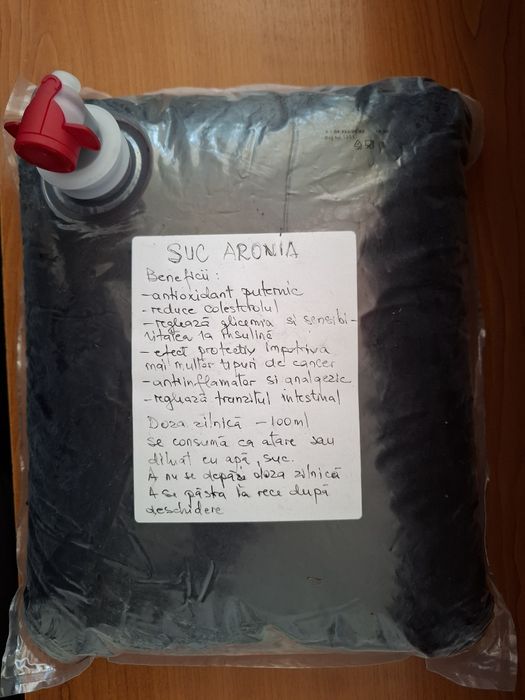 SUC ARONIA 3L  presat la rece