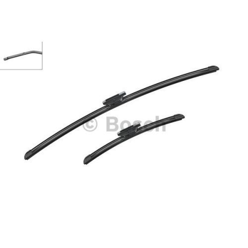 Set stergatoare AeroTwin Renault Captur, 03.2013-02.20; Renault Clio 4, 10.2012-12.2019, Fata, Stanga + Dreapta, BOSCH