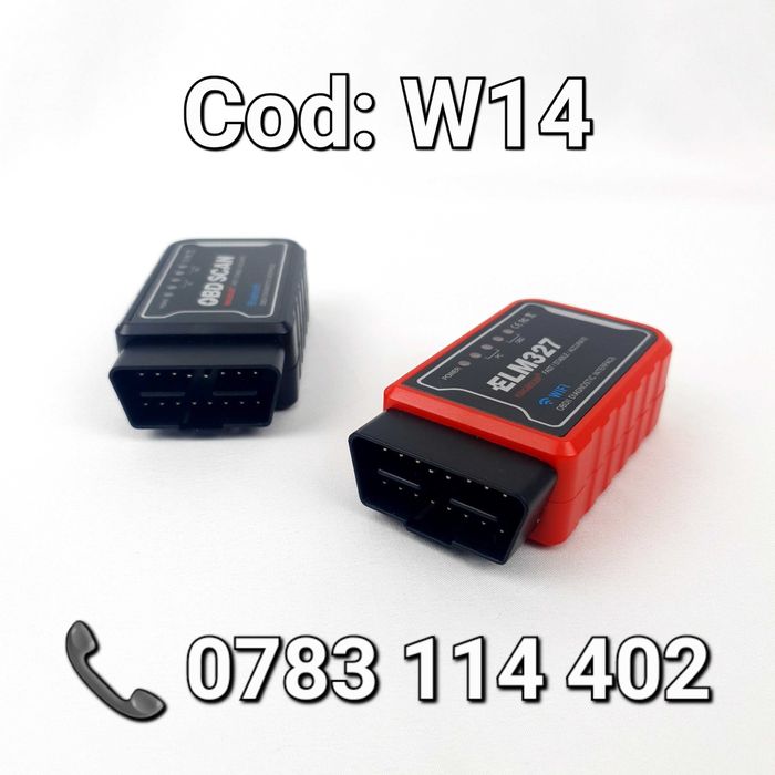 Adaptor-Tester ELM327-Diagnoza Autoturisme-Multimarca-Bluetooth-HQ-W14
