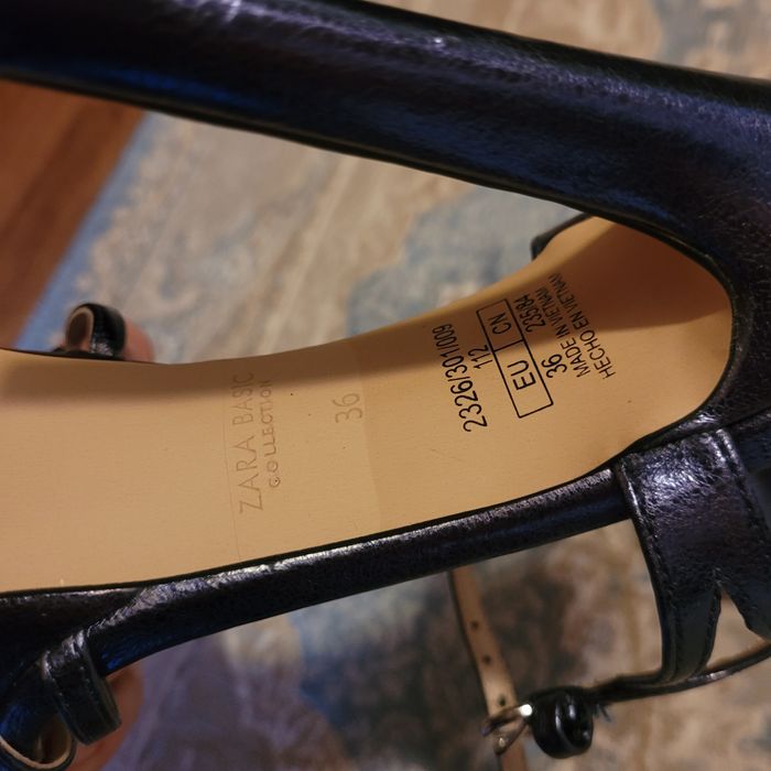 Sandale din piele, Zara, mărimea 36