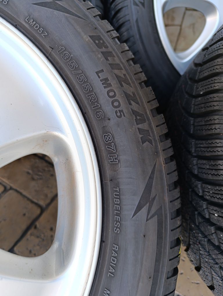 Джанти за Мерцедес 5х112 16 цола, Bridgestone 195/55/16
