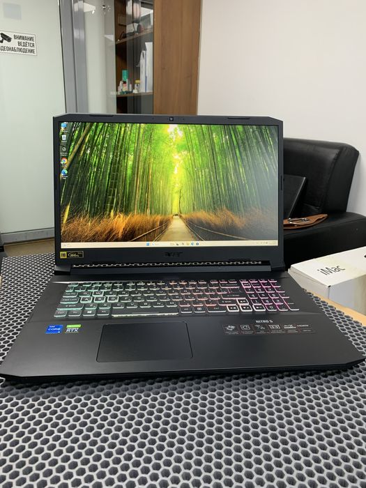 Большой игровой ноутбук Acer Nitro 17.3’. RTX 3070. Каспий 0-0-24!