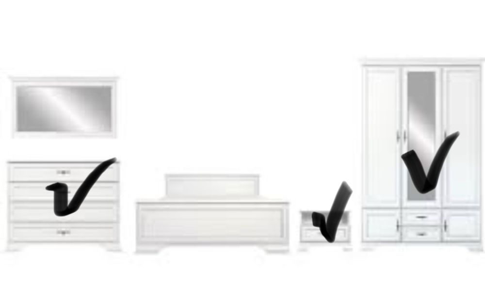 Продаю мебель серии “Кентаки” в отличном состоянии и кровать Askona с